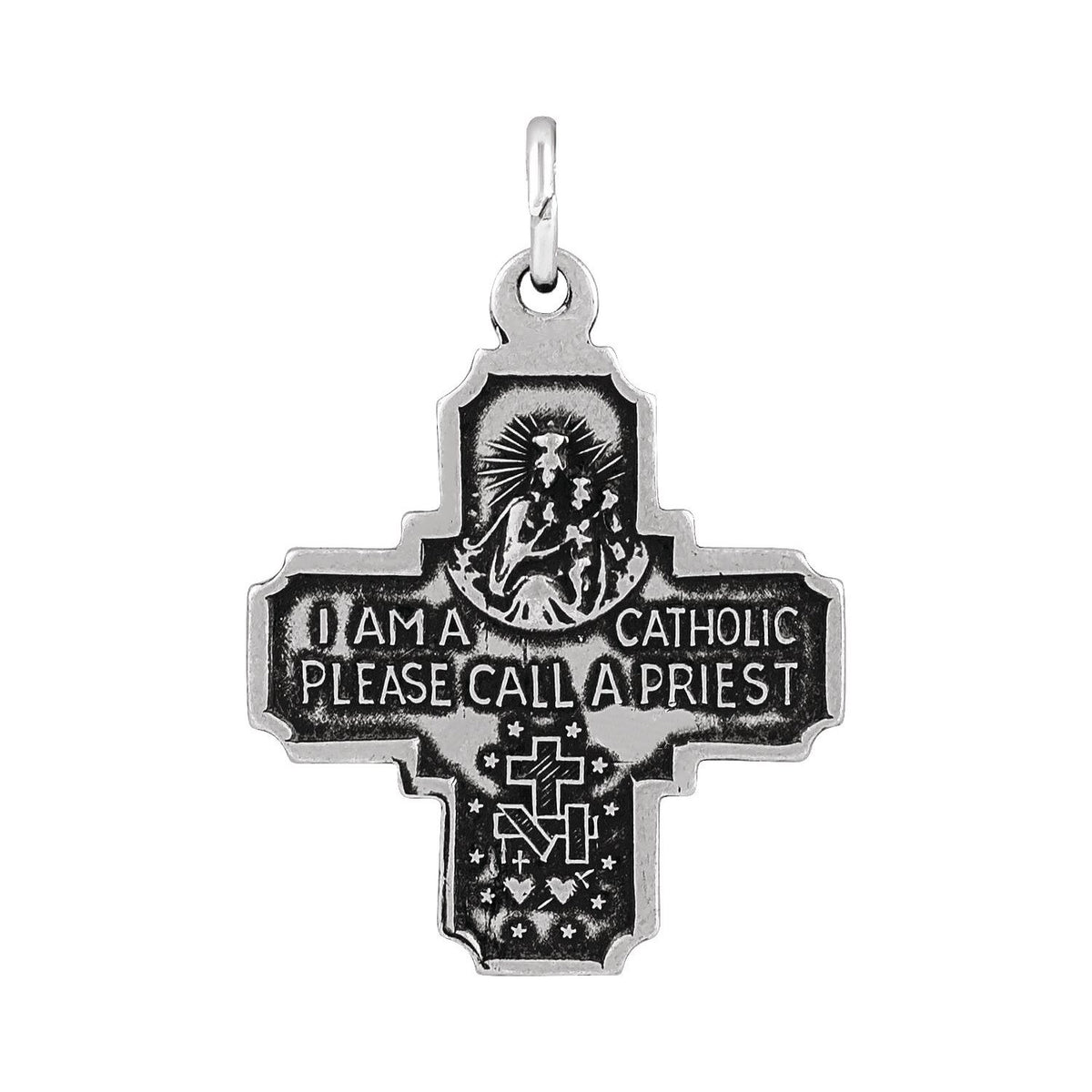 18x18 mm Four-Way Cross Medal