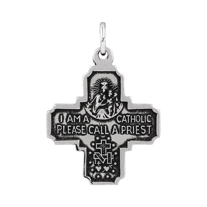 18x18 mm Four-Way Cross Medal