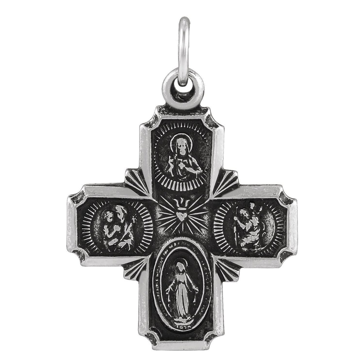 18x18 mm Four-Way Cross Medal