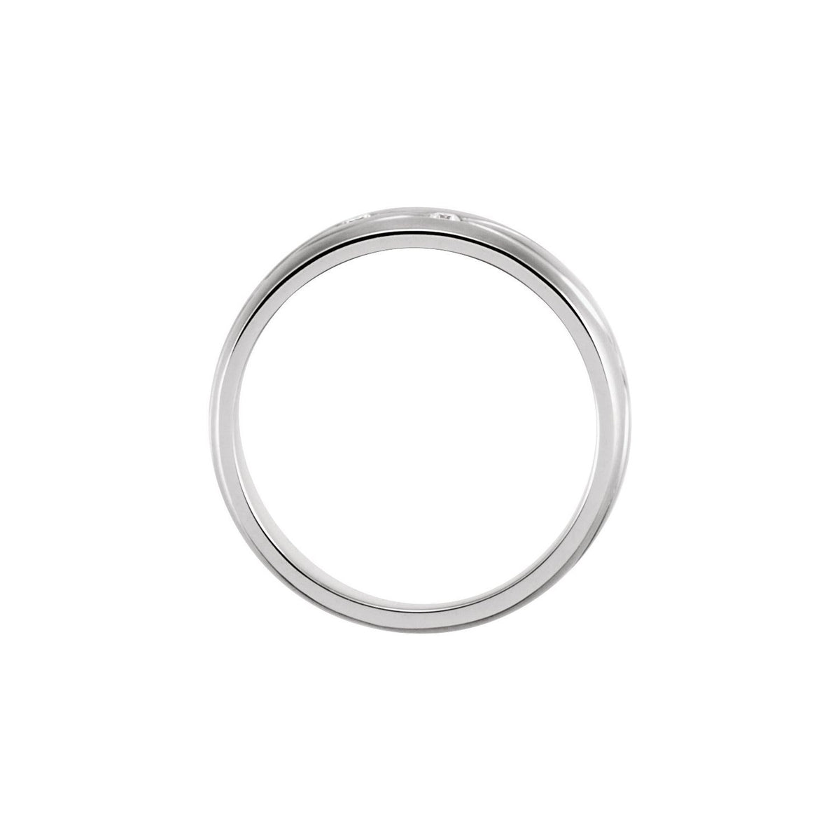 1/5 CTW Natural Diamond Grooved Band
