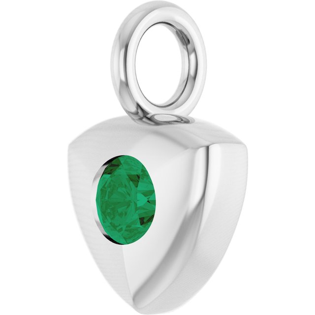 Natural Green Onyx Dangle