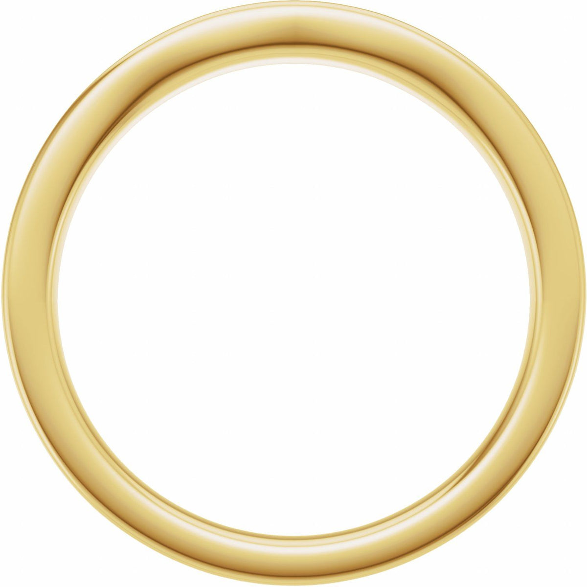 Matching Band for 10x8 mm Emerald Ring, 2.2 mm