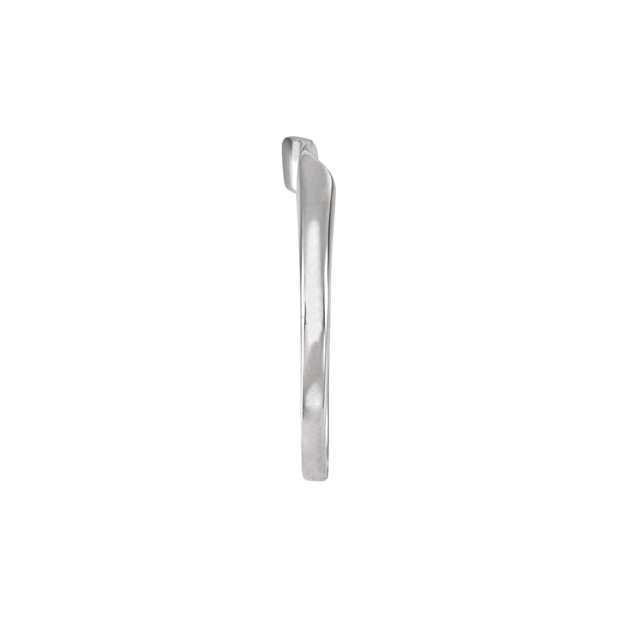 14K X1 White Gold Matching Band for Round