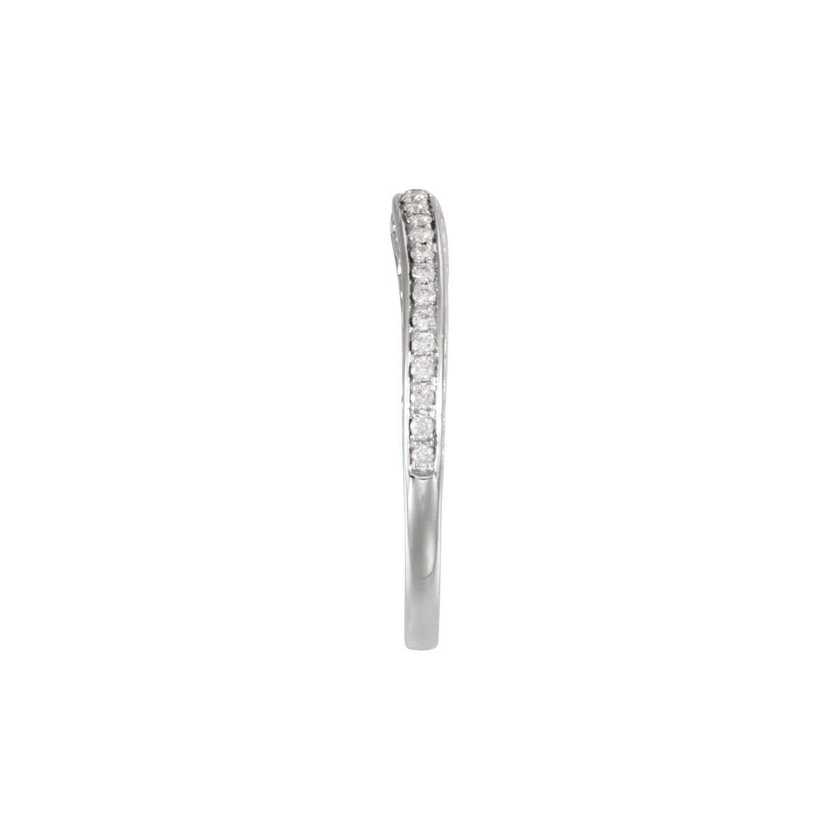 1/6 CTW Natural Diamond Band, 2.5 mm, Halo-Style Engagement