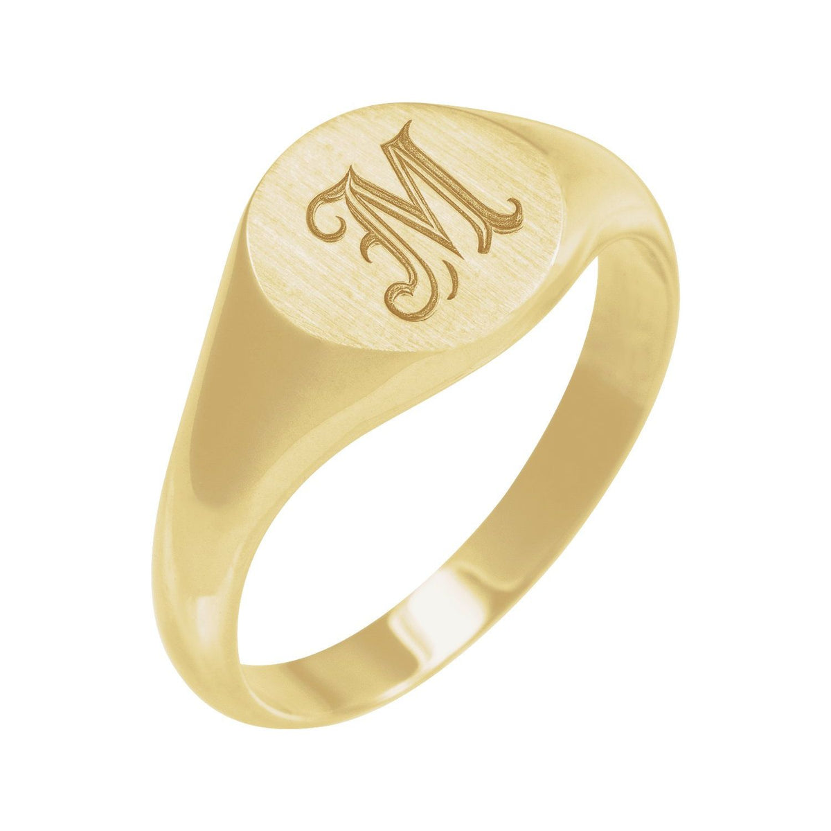 Signet Ring, 9.5 x 9.5 mm