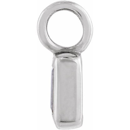 Natural Amethyst Dangle, 2.3 mm x 5.6 mm