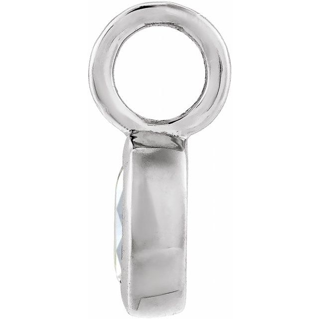 1/6 CTW Natural Diamond Dangle, 4.2 mm x 5.4 mm