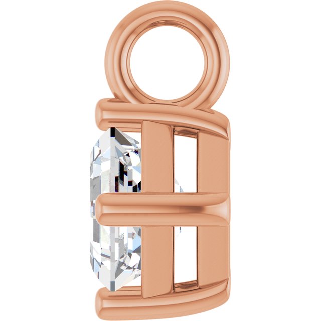 1/3 CT Lab-Grown Diamond Dangle, 6 mm x 6 mm