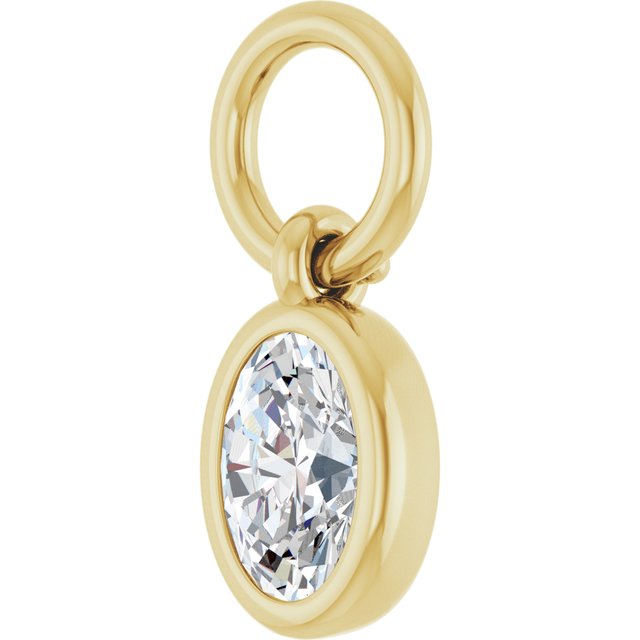 1/5 CT Natural Diamond Hoop Dangle