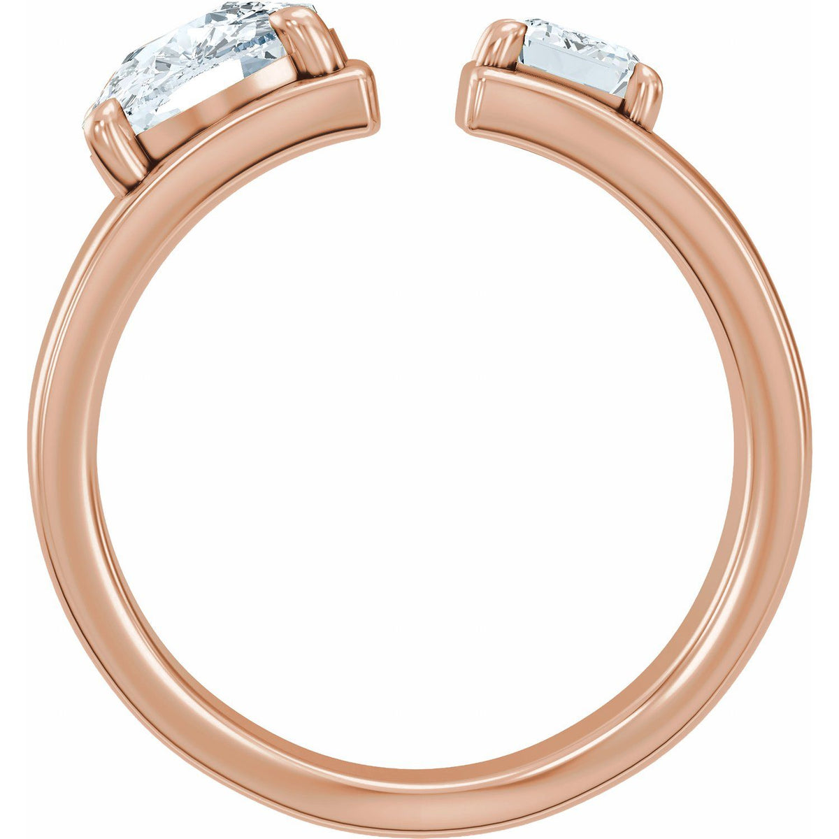 2 1/2 CTW Lab-Grown Diamond Two-Stone Engagement Ring