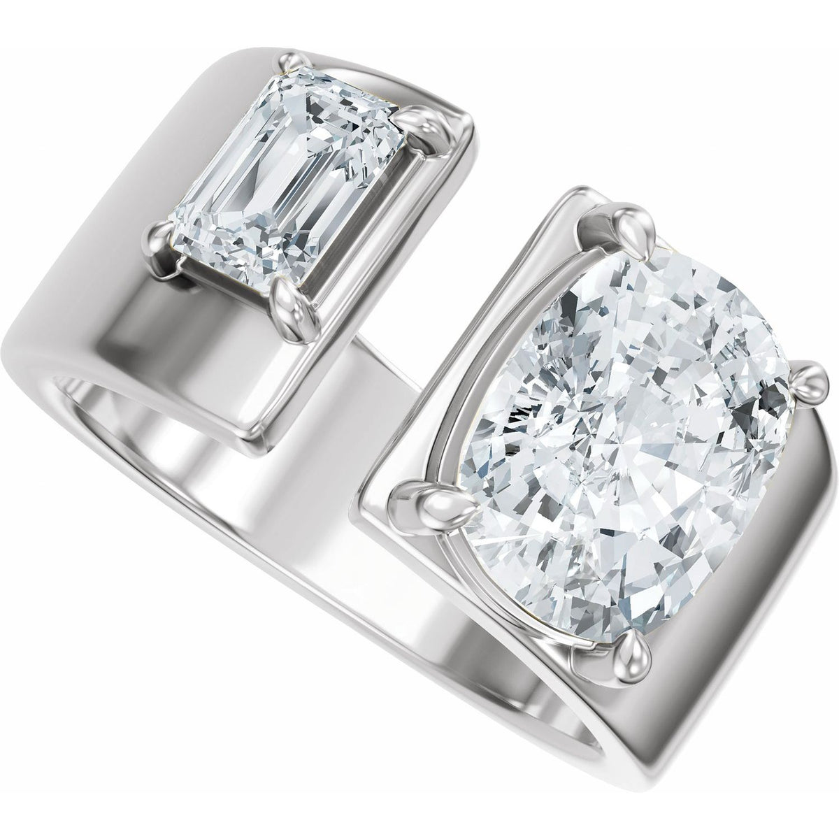 2 1/2 CTW Lab-Grown Diamond Two-Stone Engagement Ring