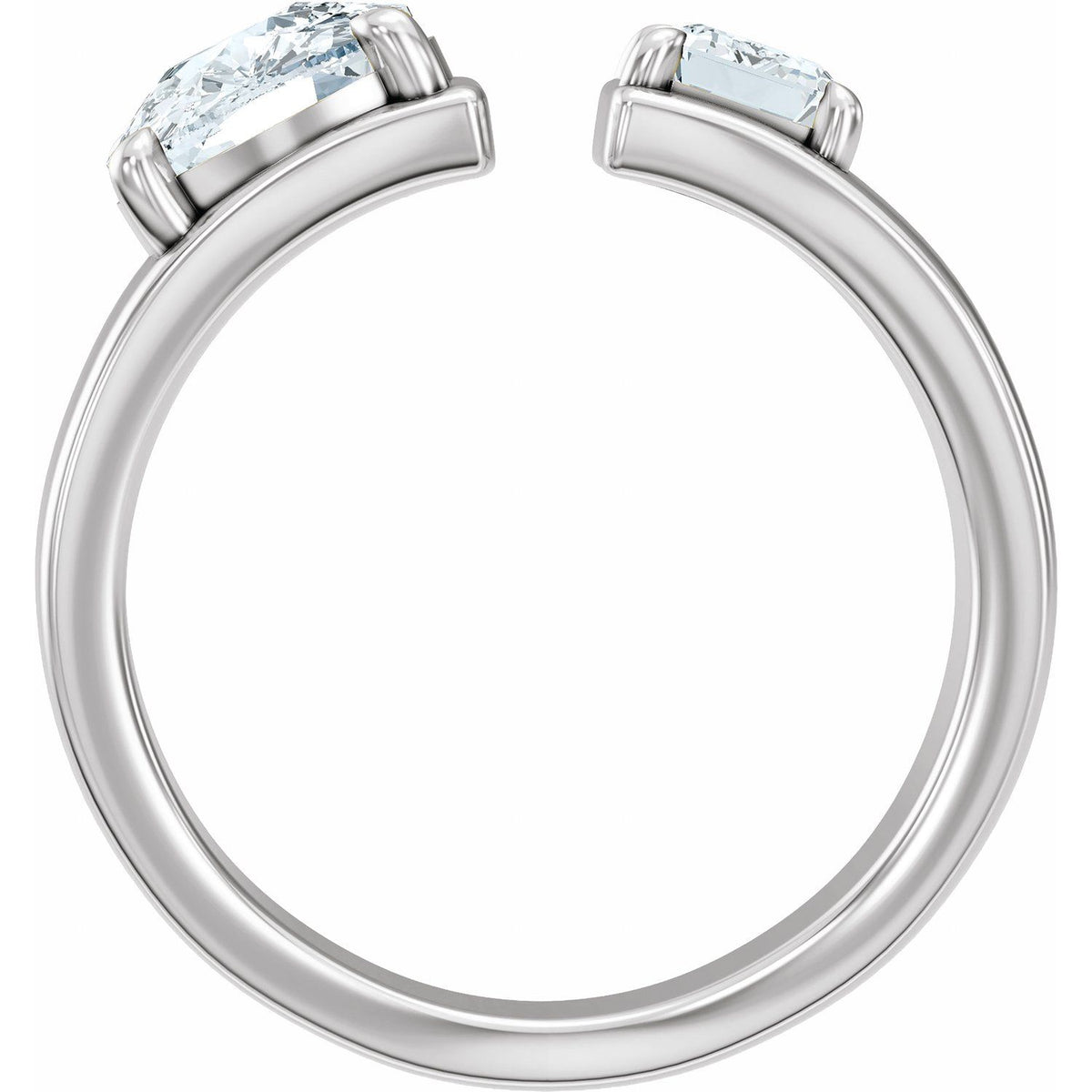2 1/2 CTW Lab-Grown Diamond Two-Stone Engagement Ring