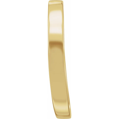 Matching Band for 9x7 mm Elongated Cushion Ring