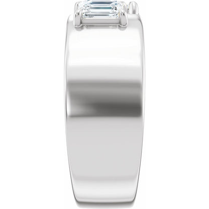 1 1/3 CTW Lab-Grown Diamond Two-Stone Engagement Ring