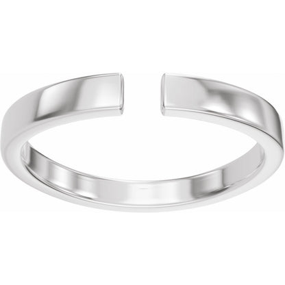 Matching Band for 8.5x6.3 mm Emerald Ring
