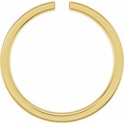 Matching Band for 8.5x6.3 mm Emerald Ring
