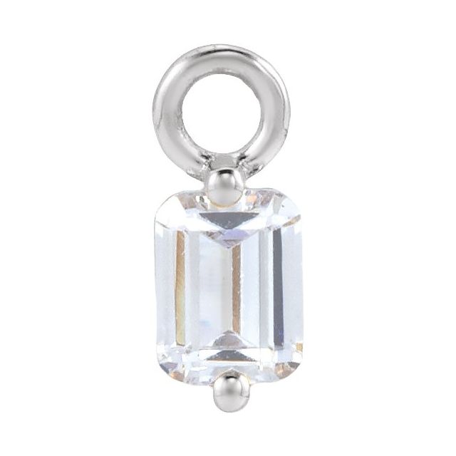 1/4 CT Lab-Grown Diamond Dangle, 3.05 mm x 7.6 mm