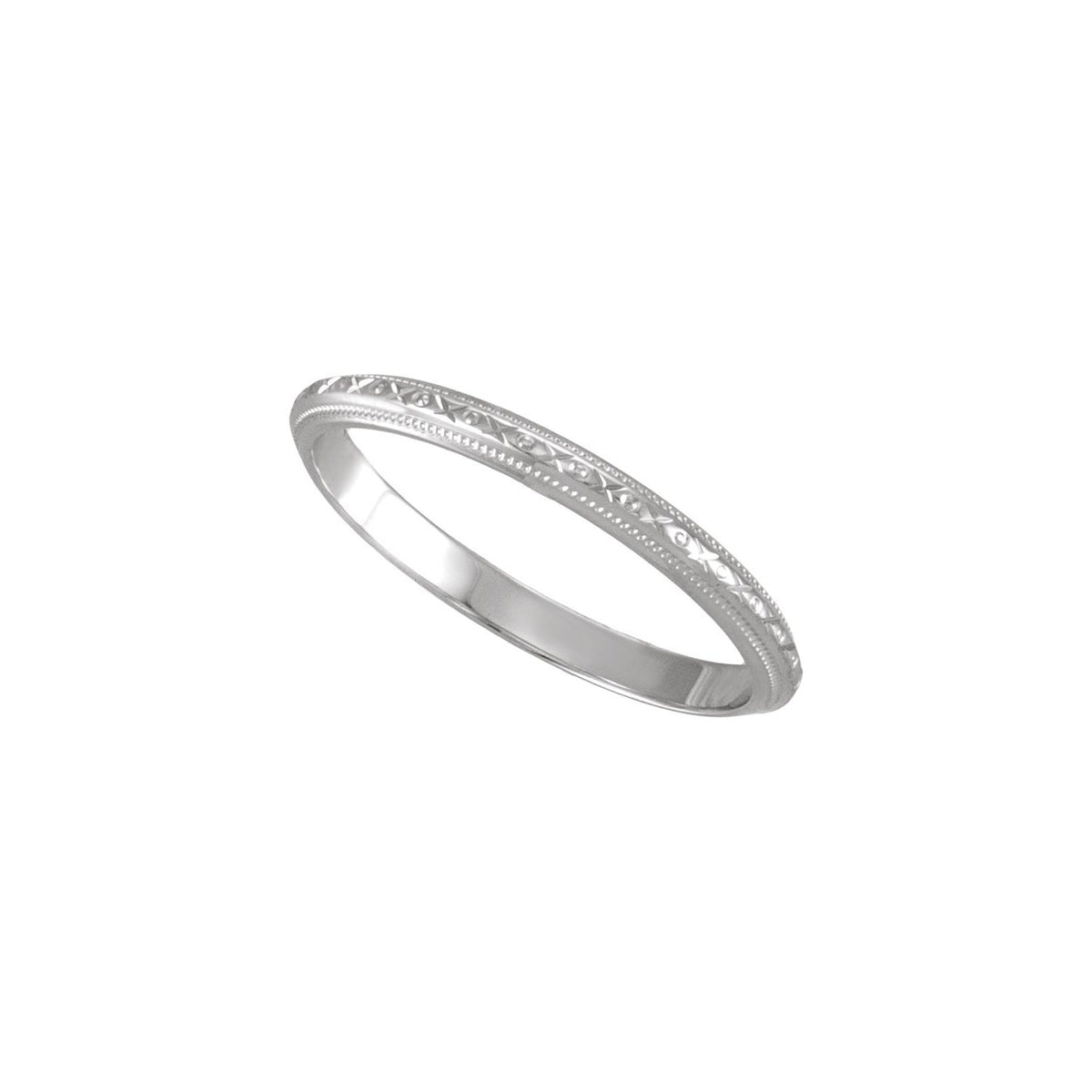 Milgrain Geometric Band
