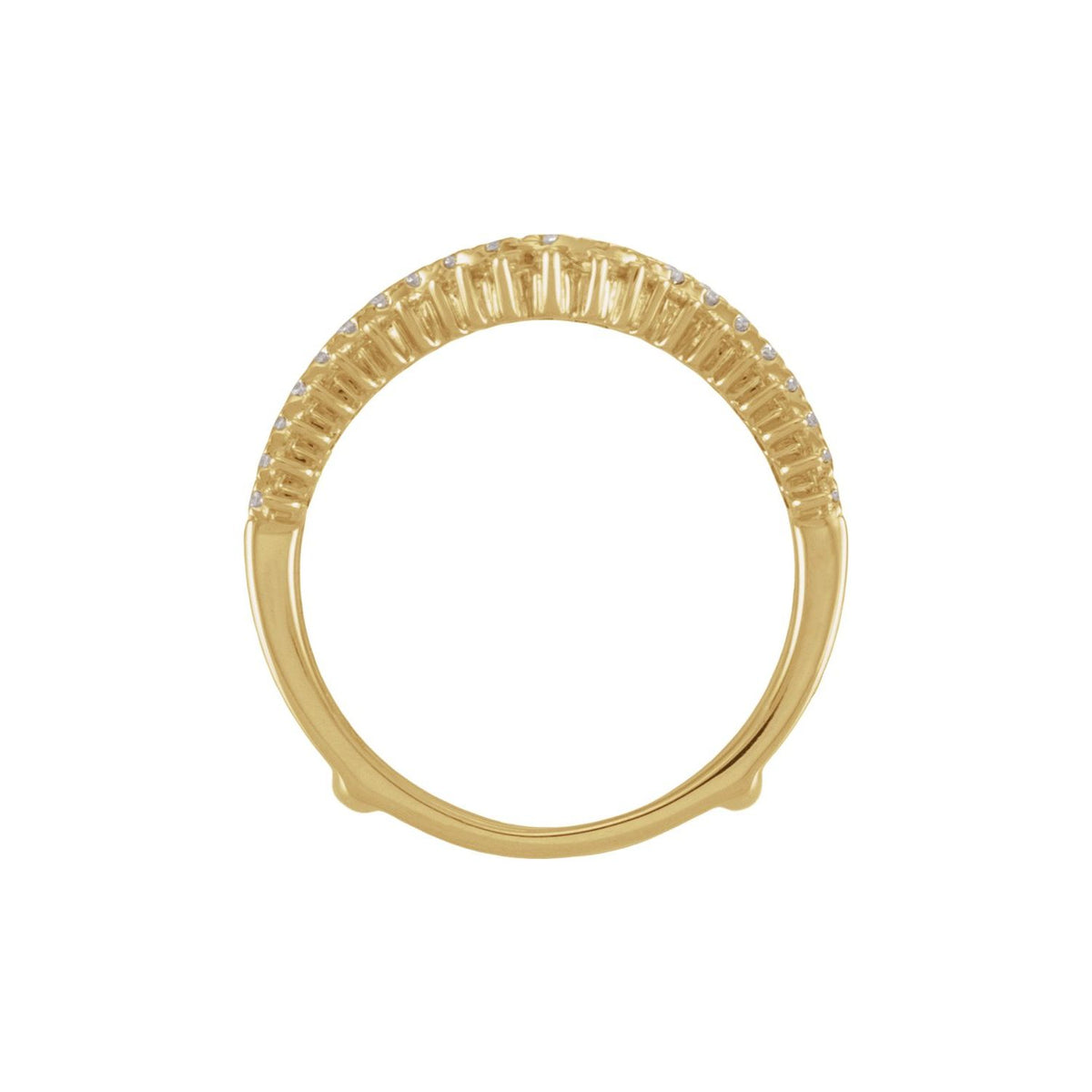 1 CTW Natural Diamond Ring Guard, Accented