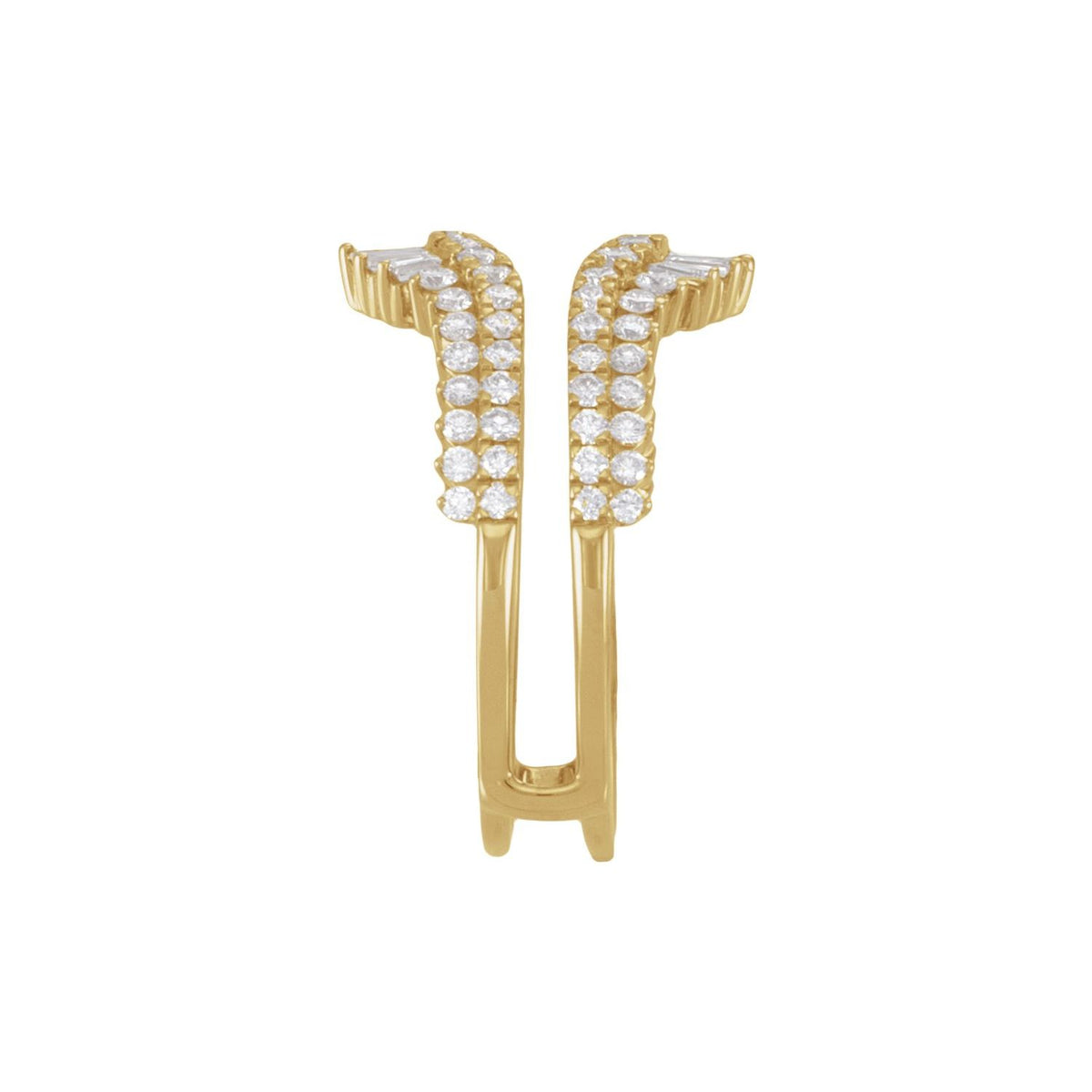 1 CTW Natural Diamond Ring Guard, Accented
