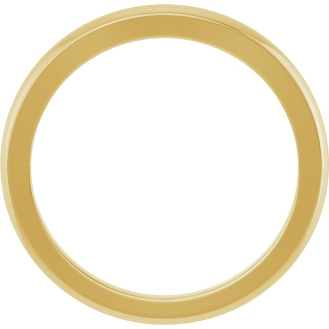 Matching Band for 10x8 mm Emerald Ring, 1.7 mm