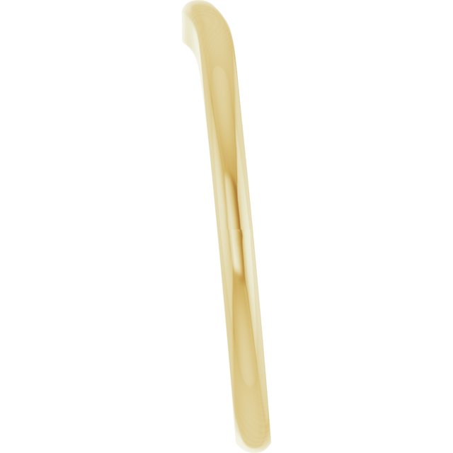 Matching Band for 10x8 mm Oval Ring, 2.4 mm