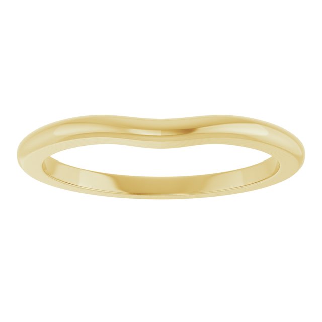 Matching Band for 10x8 mm Oval Ring, 2.4 mm