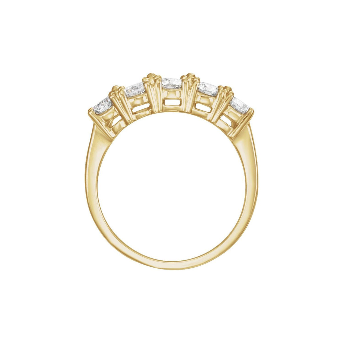 14K Yellow Gold 1 3/4 CTW Natural Diamond Anniversary Band