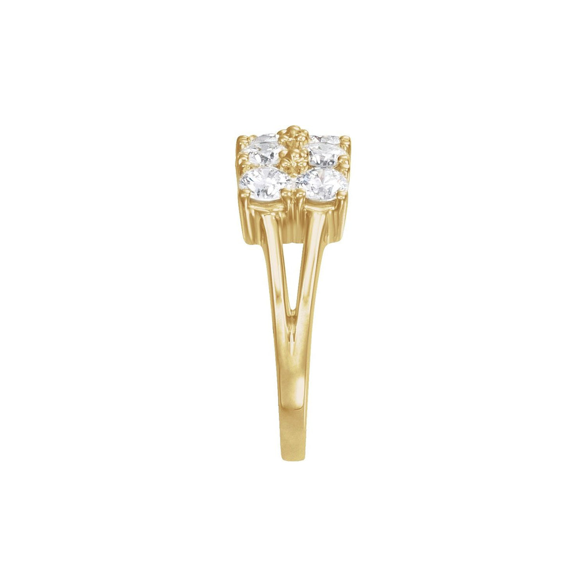 14K Yellow Gold 1 3/4 CTW Natural Diamond Anniversary Band