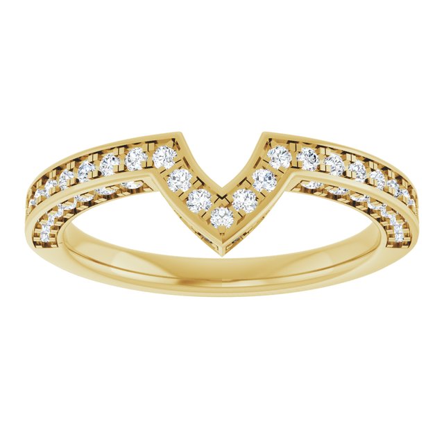 1/2 CTW Natural Diamond Matching Band, 6.15 mm