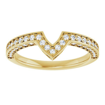 1/2 CTW Natural Diamond Matching Band, 6.15 mm