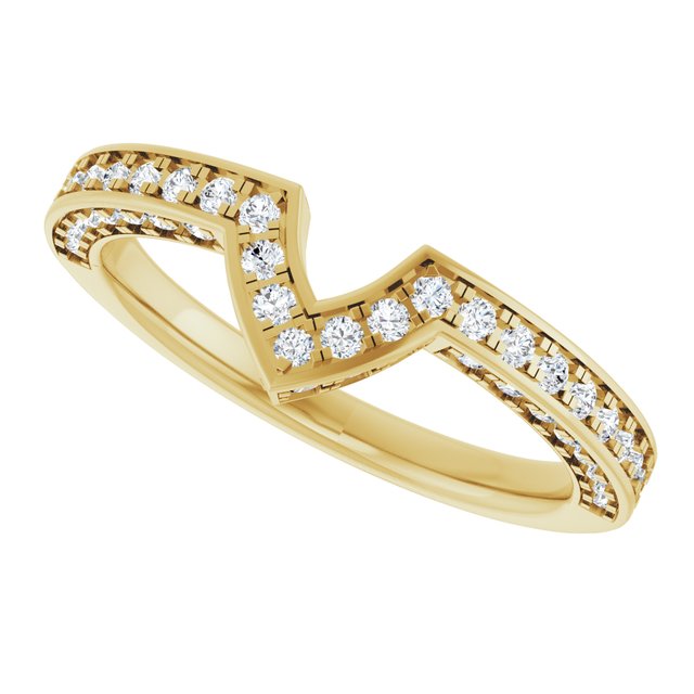 1/2 CTW Natural Diamond Matching Band, 6.15 mm