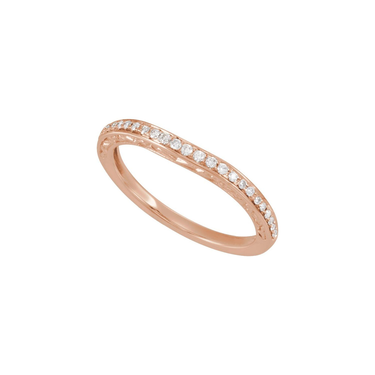 1/6 CTW Natural Diamond Band, 2.5 mm, Halo-Style Engagement