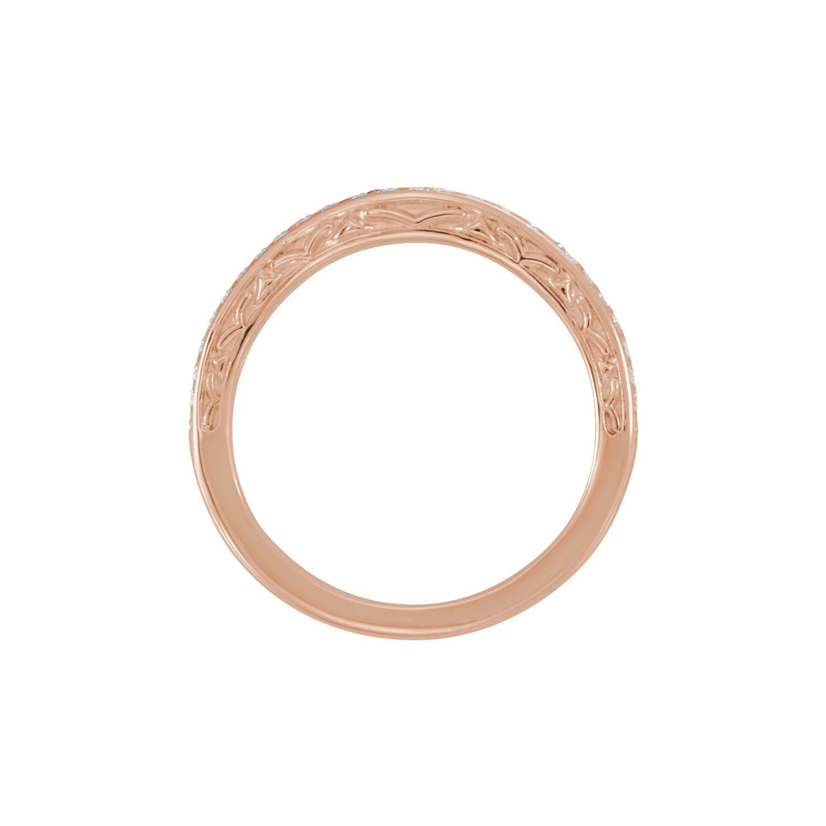 1/6 CTW Natural Diamond Band, 2.5 mm, Halo-Style Engagement