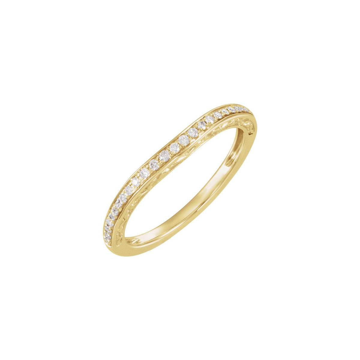 1/6 CTW Natural Diamond Band, 2.5 mm, Halo-Style Engagement