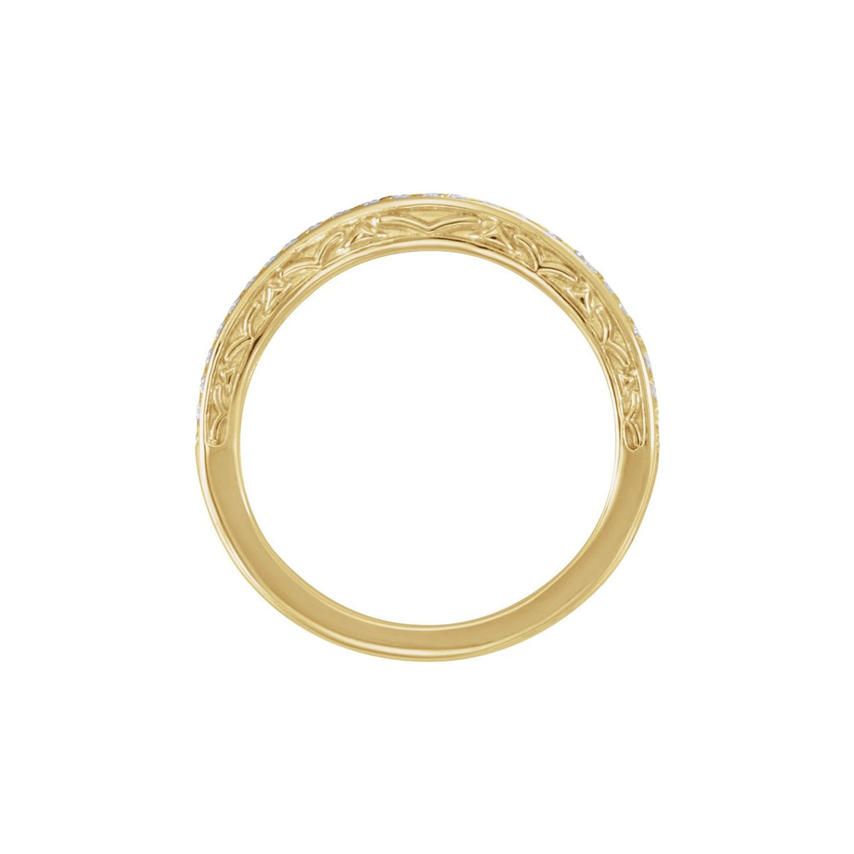 1/6 CTW Natural Diamond Band, 2.5 mm, Halo-Style Engagement