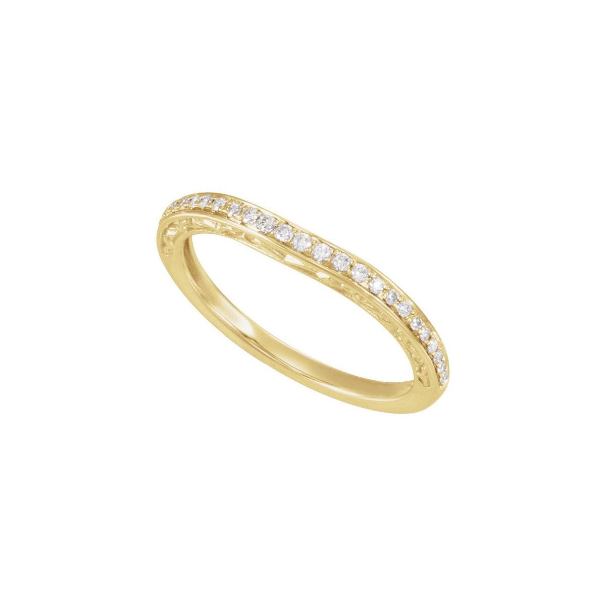 1/6 CTW Natural Diamond Band, 2.5 mm, Halo-Style Engagement