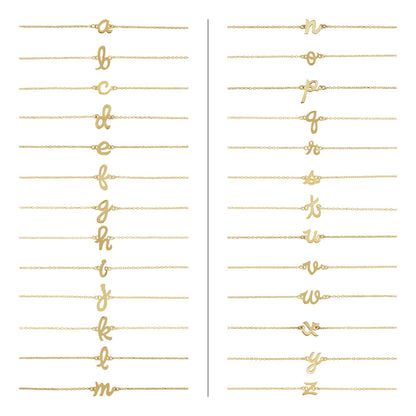 Initial 6 1/2-7 1/2" Bracelet