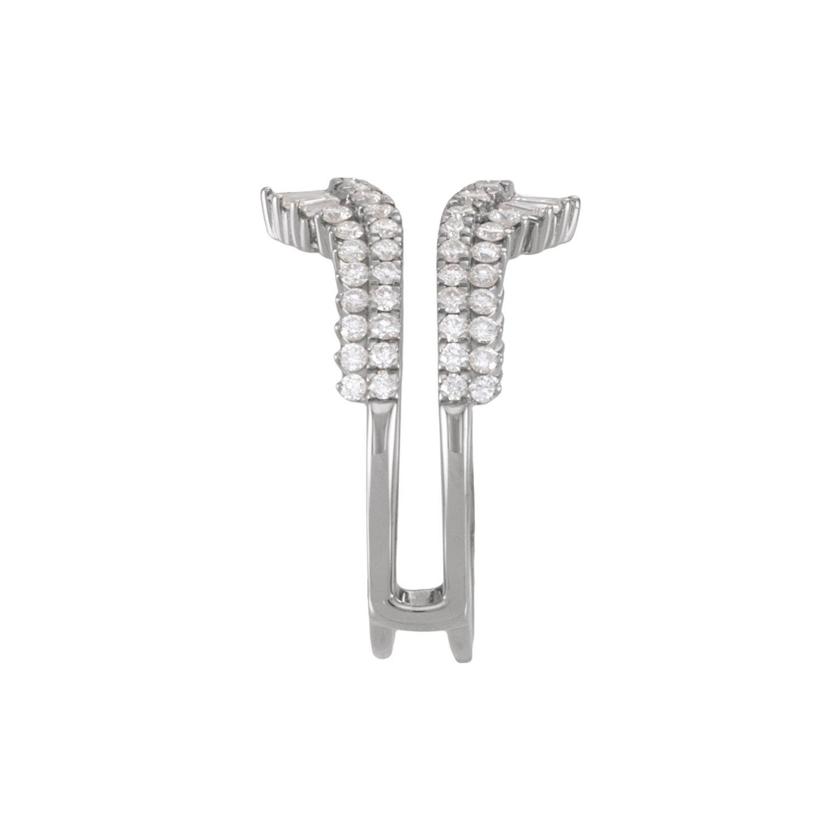 1 CTW Natural Diamond Ring Guard, Accented