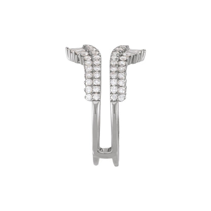1 CTW Natural Diamond Ring Guard, Accented