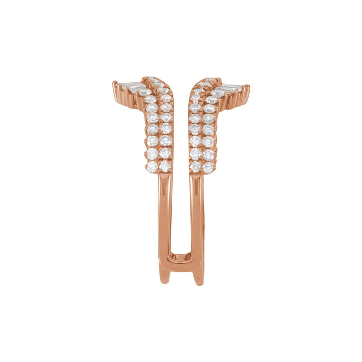 1 CTW Natural Diamond Ring Guard, Accented