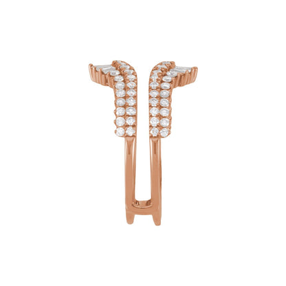 1 CTW Natural Diamond Ring Guard, Accented