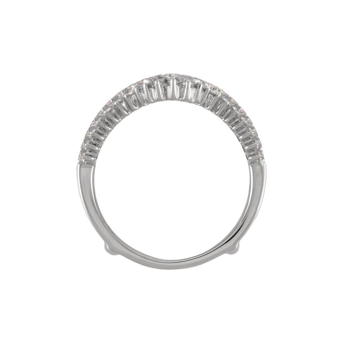 1 CTW Natural Diamond Ring Guard, Accented
