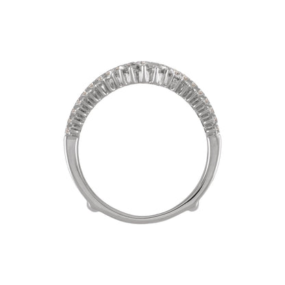 1 CTW Natural Diamond Ring Guard, Accented