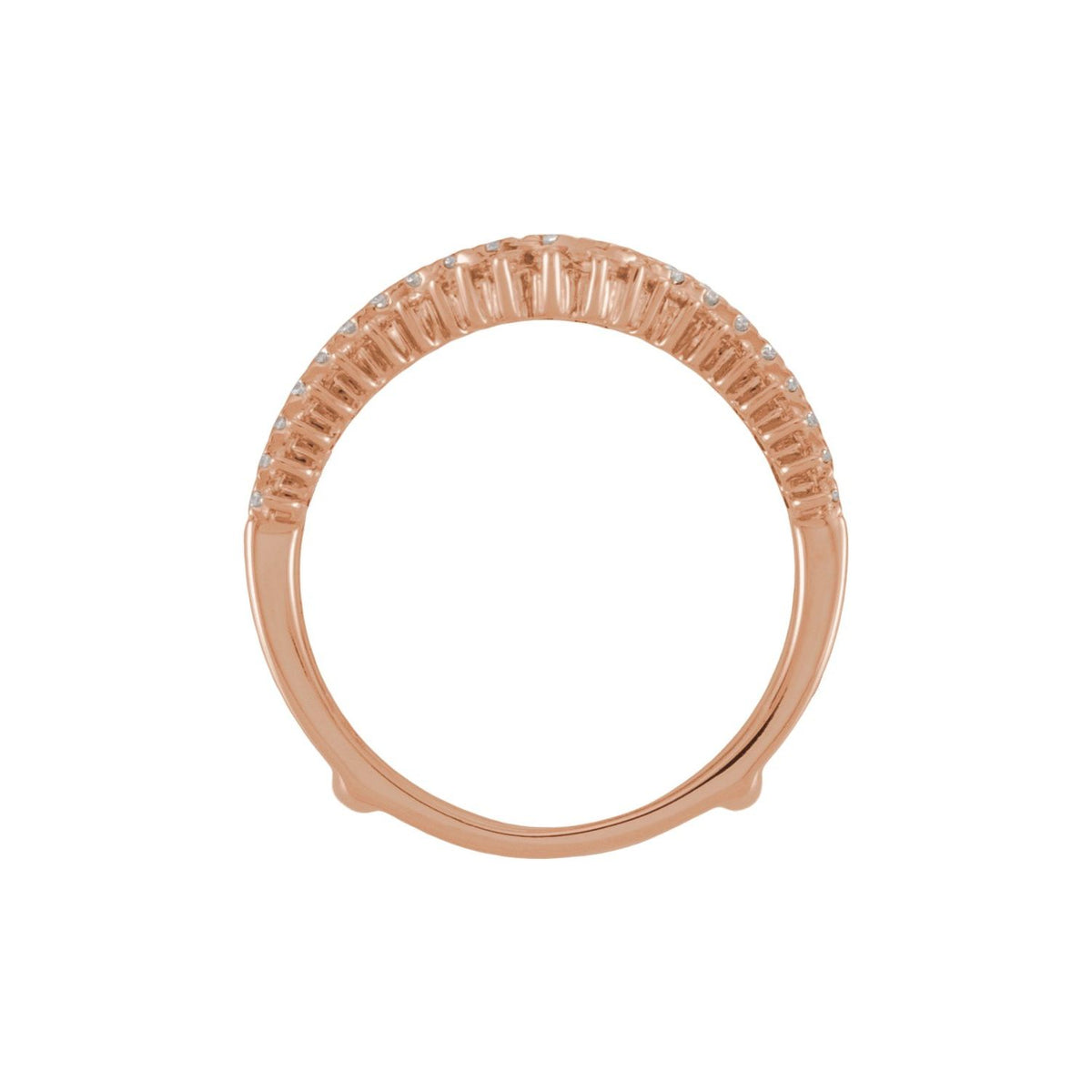 1 CTW Natural Diamond Ring Guard, Accented