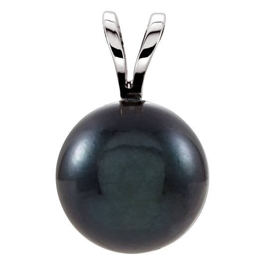 Cultured Black Akoya Pearl Pendant