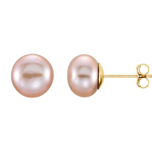 7- Cultured Pink Freshwater Pearl Earrings