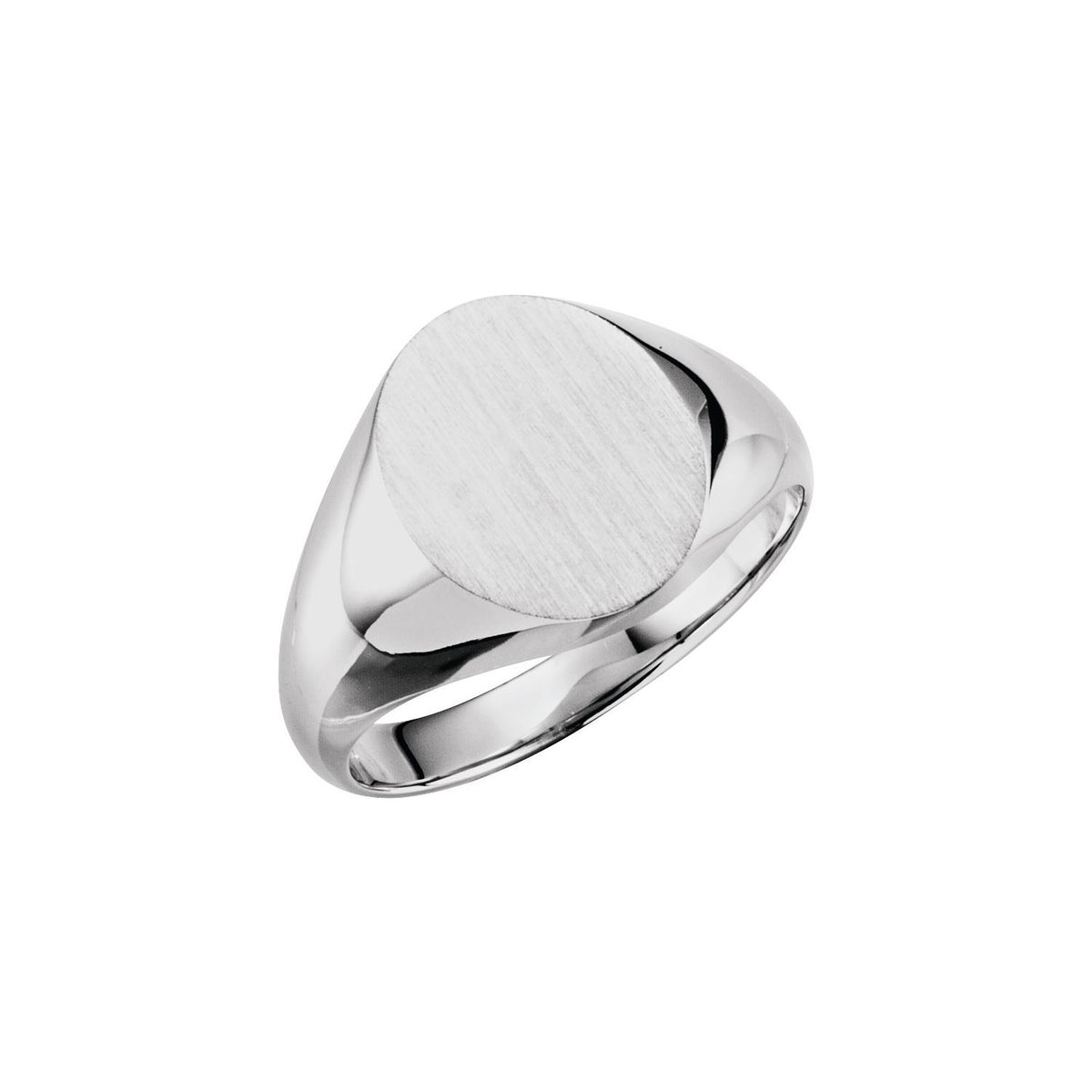 Oval Signet Ring, 18 x 16 mm