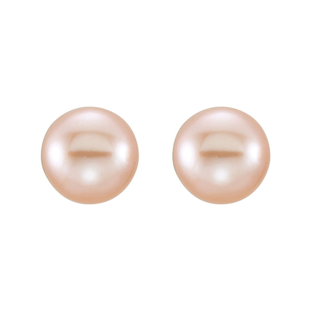 5- Cultured Pink Freshwater Pearl Earrings