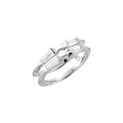 1/2 CTW Natural Diamond Ring Guard